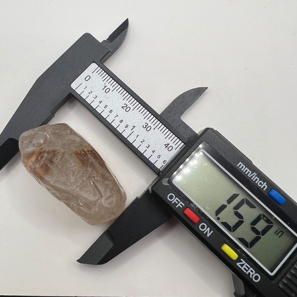 Golden Rutilated Quartz Crystal Freeform (#18) - Picture 12 of 13